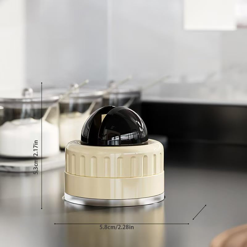 Knife Sharpener | Portable Rapid Knife Sharpener & Kitchen Knife Sharpener (with Suction Base) | for Knives, Scissors, Cleavers & Outdoor Tools | Sharpener (Non-Slip)