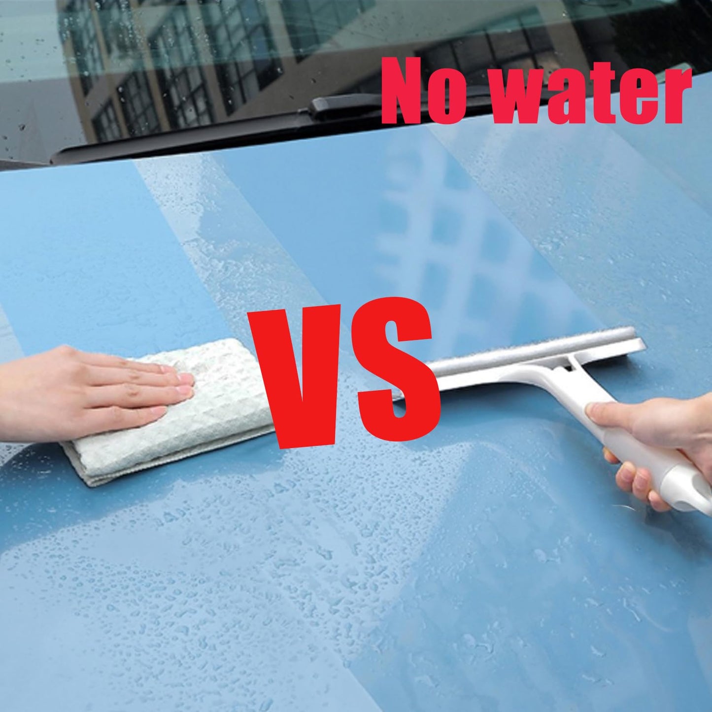 2026 New 3-in-1 Window Cleaning Tool, Multi-Function Spray Squeegee for Glass Doors, Windows, and Mirrors — Includes Scraper, Brush, and Spray Function. All-Purpose Glass Cleaner.